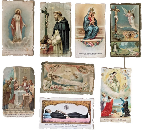 Lotto santini antichi 1900 - lotto, 19