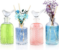 Set Di 4 Bottiglie Di Vetro