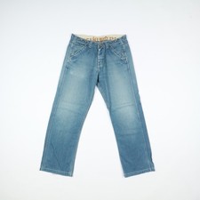 Jeans LEE UNION ALLS Tg. W32 L33  Usato (Cod.Sj1733) Denim Vintage