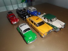 LOTTO AUTO SCALA 1/43 "TAXI DEL MONDO" CONDIZIONI BUONE/OTTIME; NO BLISTER.