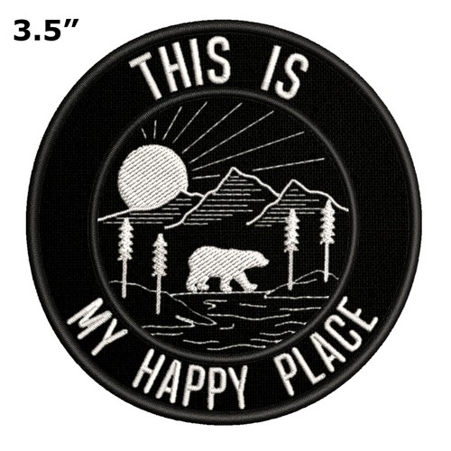 This happy place patch - is, my