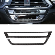 Per BMW X3 X4 G01 G02 Fibra di Carbonio Cruscotto AC Condizione Pannello di Controllo Copertura