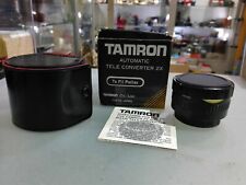 [NC] TAMRON AUTOMATIC TELE CONVERTER 2X TO FIT PENTAX CON SCATOLA E CUSTODIA