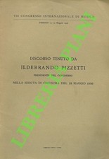PIZZETTI Ildebrando - Discorso