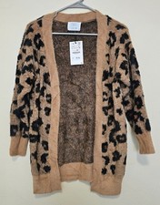 Cardigan maglione lungo aperto