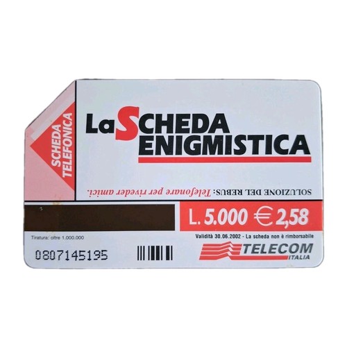 Scheda telefonica telecom - scheda,