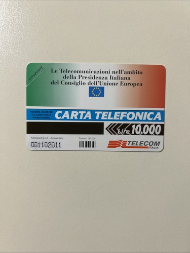 Scheda telefonica rara - telefonica,