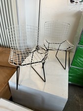 Set sedie in filo metallico