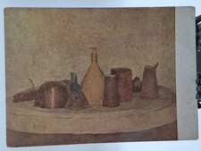 ? cartolina d'epoca giorgio morandi - natura morta 1924