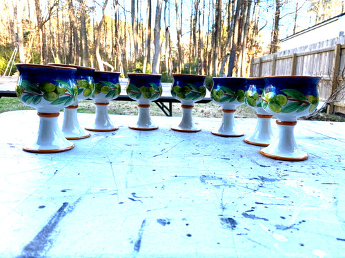 Set calici terracotta - set,