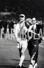 Foto vintage Calcio, Parma vs Anversa, Scala, Minotti, 1993, stampa 24 x 18 cm