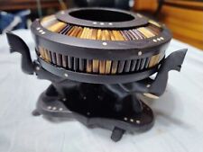 porta oggetti, svuota tasche, portacenere in ebano e quercia, artigianale