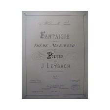 Leybach J. Fantasia Su Un Tema