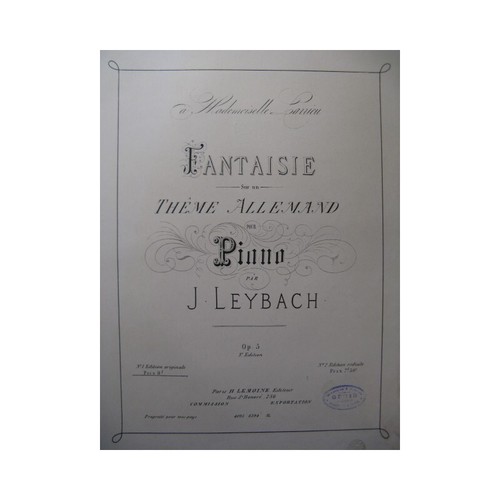 Leybach fantasia un tema - su,