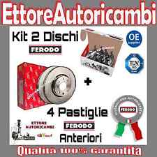 KIT DISCHI + PASTIGLIE FERODO ANTERIORI NISSAN MICRA (K12) DAL 2003 AL 2010