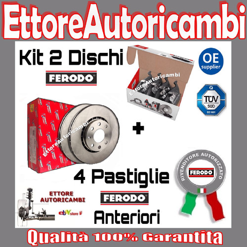 Kit dischi pastiglie ferodo - kit, +