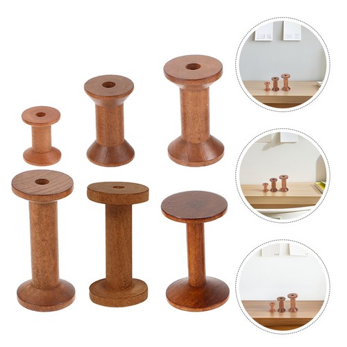 Pcs rocchetti legno - 6, porta
