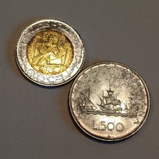 500 Lire Argento Caravelle