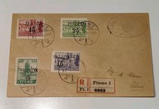 Lettera Pluriaffrancata Fiume.