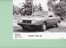  photo de presse / press photo original Talbot 1510 SX 10/1980