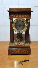 Antico orologio di Parigi a pendolo portico parigina Francese di metà 800