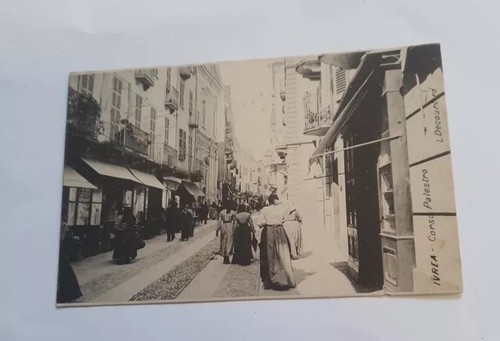 Cartolina ivrea corso palestro - corso,