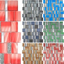 Vetro Mosaico Metallico Effect Dekorfliesen Insolito Fliesenwände Colorato