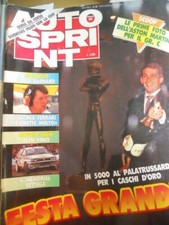 Autosprint 50 1988 maxi poster Emanuele Naspetti