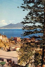 Cartolina Napoli panorama case