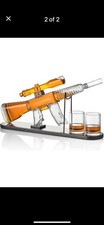 Gun Whiskey Decanter Set con