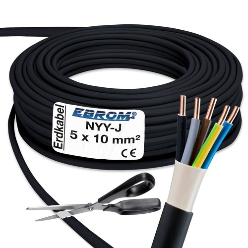 Nyy 5x10 mm - nyy-j, mm²