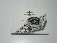 BOOKLET BREITLING B1 B-1 LIBRETTO DELLE ISTRUZIONI ORIGINALE