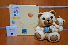 THUN Collezione Thun Club 2021 Teddy Famiglia Statuina Esclusiva THUN Originale