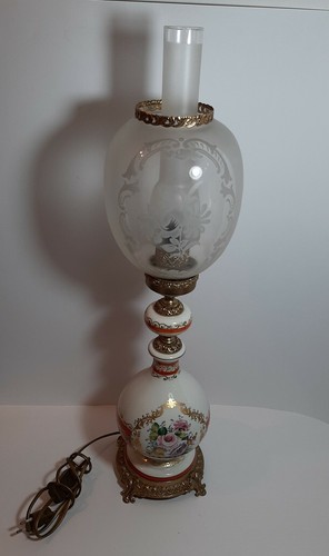 Antica lampada tavolo - lampada, acf