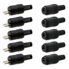 SET altoparlanti din 2 poli 5x Connettore LS 5x Prese LS Adattatore Audio Avvitabile