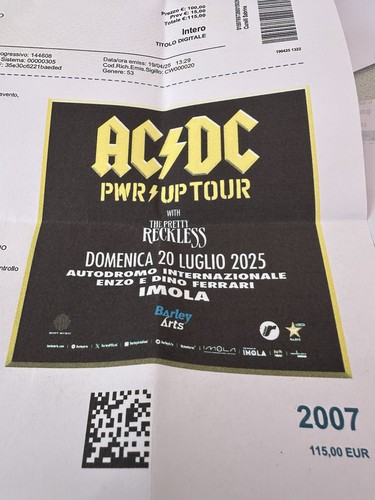 Biglietti concerto acdc - biglietti,
