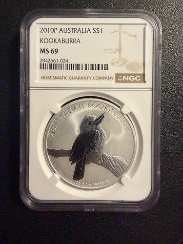 Moneta argento 2010 kookaburra - argento,