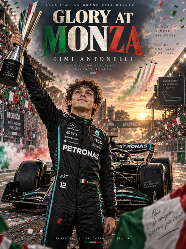 Poster kimi antonelli gloria - antonelli,