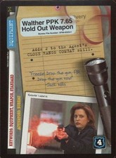 Walther PPK 7.65 Hold Out Weapon - Premiere - X-Files CCG