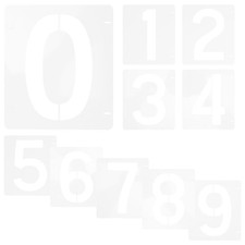 10 Pcs Stencil Numeri Grandi