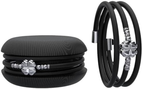 Too late bracciale nero charm - bracciale,
