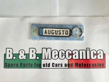 PORTACHIAVI TARGA PERSONALIZZATA CON  NOME AUGUSTO