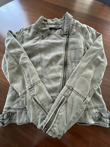 Giacca max jeans verde oliva - giacca,