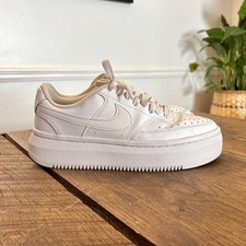 Nike Vision Alta Platform Sneaker Donna Bianco/Bianco (Sembra Air Force 1's)