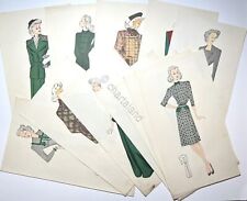 Lotto 17 Tavole di Modelli di