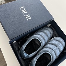 Ciabatta uomo Dior blu chiaro