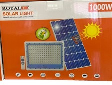 Royal Faro led 1000w pannello solare con sensore crepuscolare  telecomando IP 67