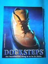 RITAGLIO DI GIORNALE CLIPPING PUBBLICITA' SCARPE DOCKSTEPS DA COLLEZIONE - (141)