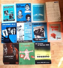 LOTTO SPARTITI ANNI 50 / 60