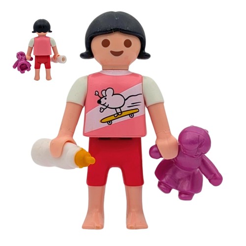 Playmobil figura bambina rosa